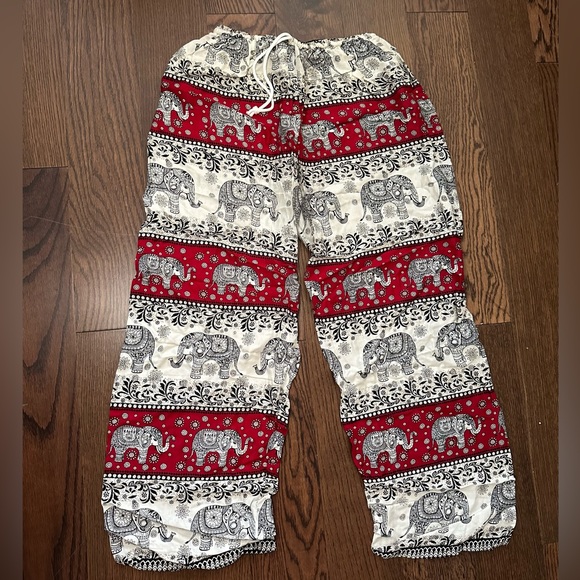 Elephant flowing wide pant from Thailand - Picture 1 of 15